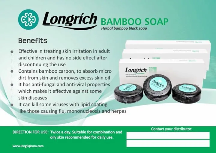 30106 longrich charcoal soap cleansing