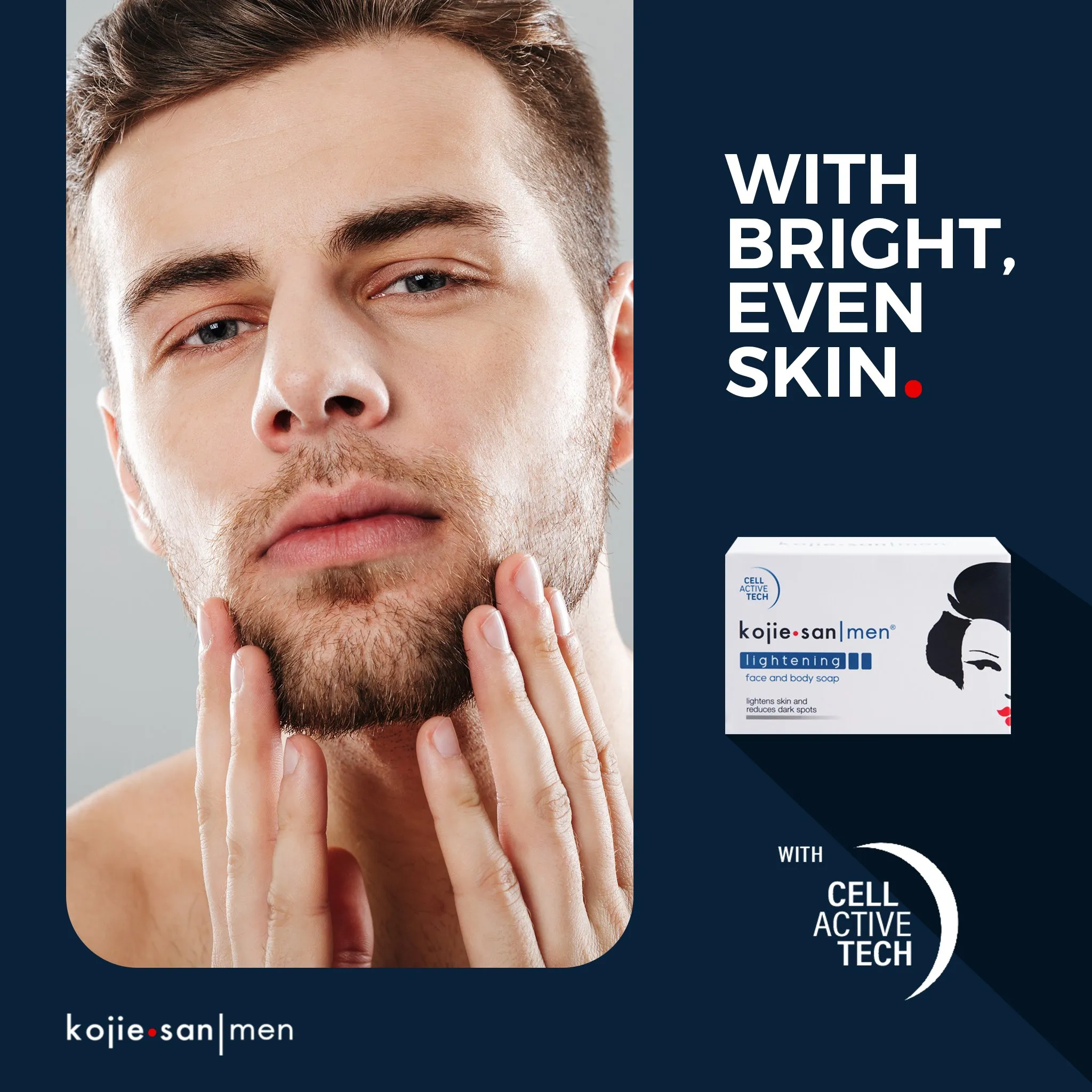 30242 kojie san men soap application